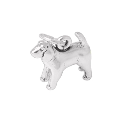 Sterling Silver 3D Spaniel Charm