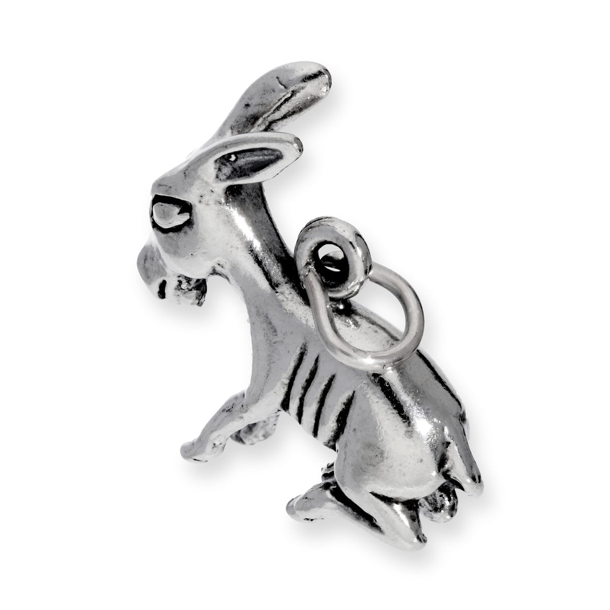 Sterling Silver Donkey Charm