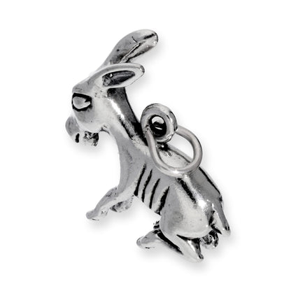 Sterling Silver Donkey Charm
