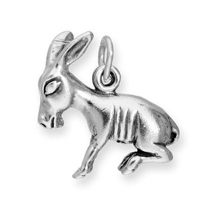 Sterling Silver Donkey Charm