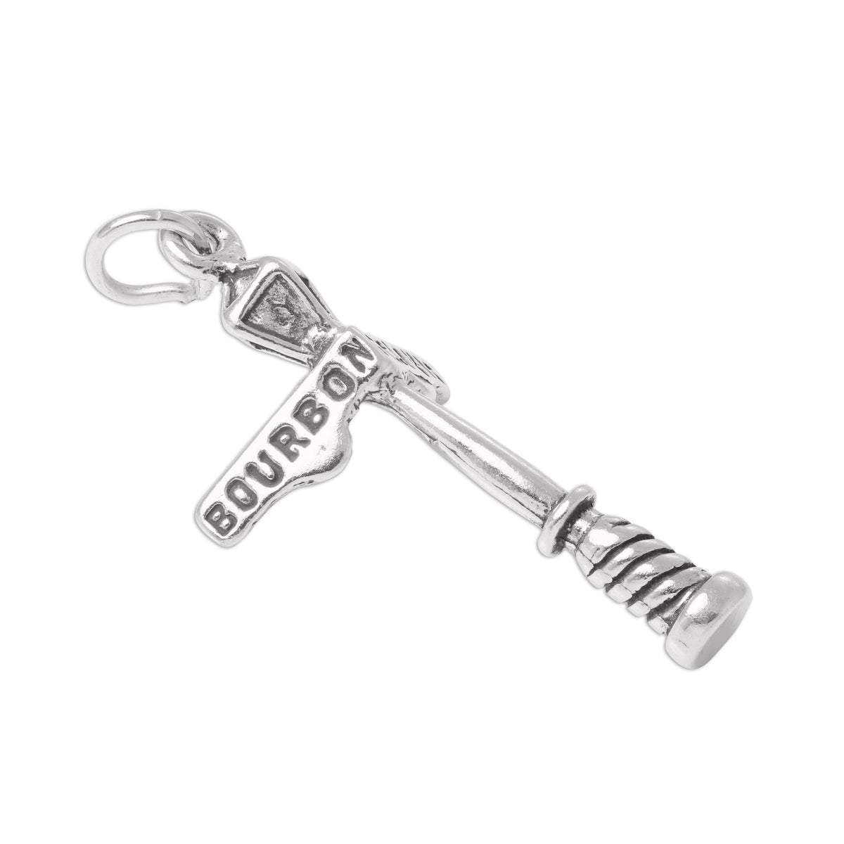 Sterling Silver 3D New Orleans Lamp Post Charm
