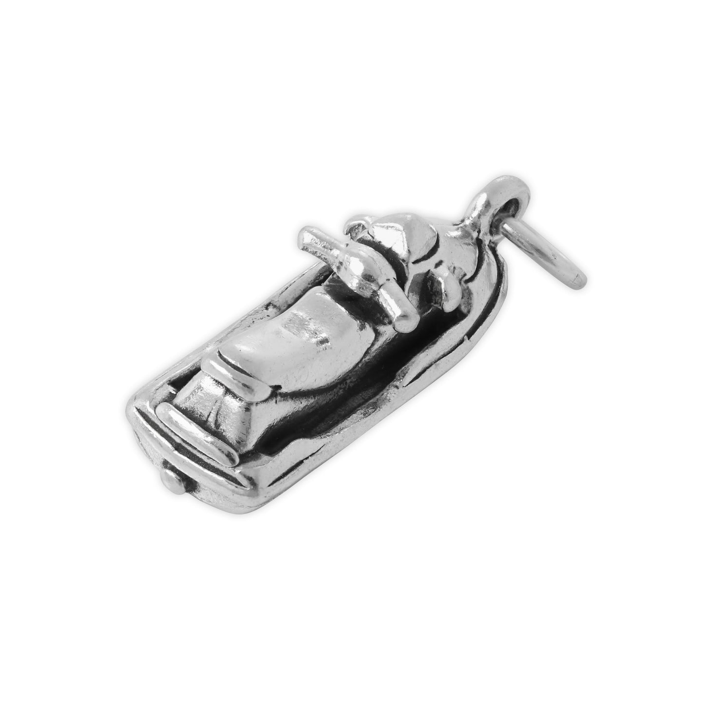 Sterling Silver 3D Jet Ski Charm