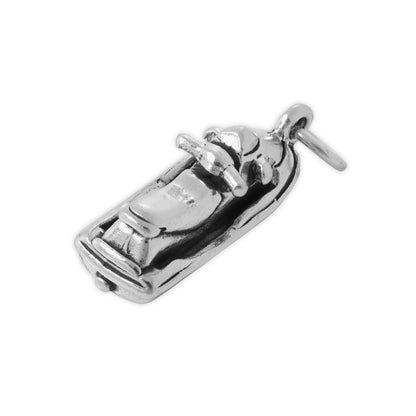 Sterling Silver 3D Jet Ski Charm
