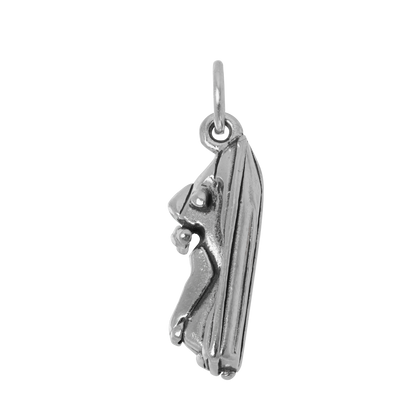 Sterling Silver 3D Jet Ski Charm