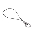 Sterling Silver Black Mobile Phone Loop