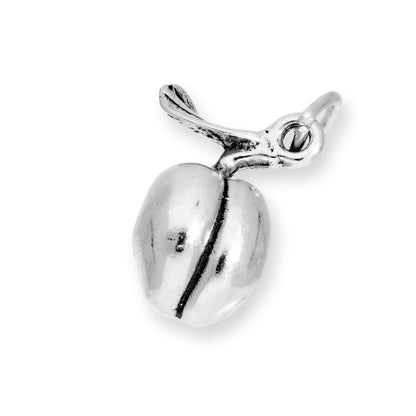 Sterling Silver Peach Charm