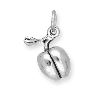 Sterling Silver Peach Charm