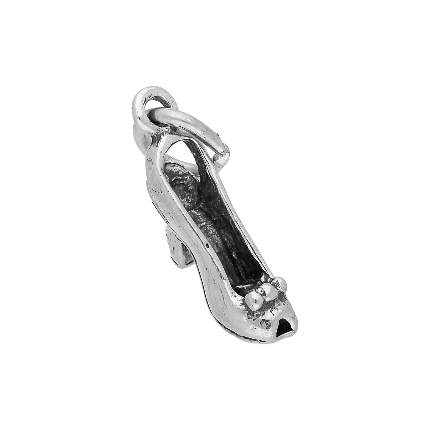 Sterling Silver Sling Back Shoe Charm