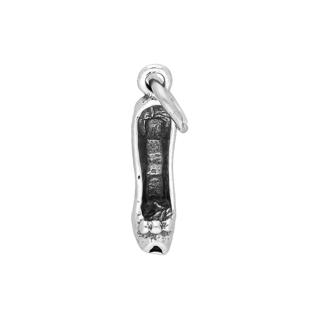 Sterling Silver Sling Back Shoe Charm