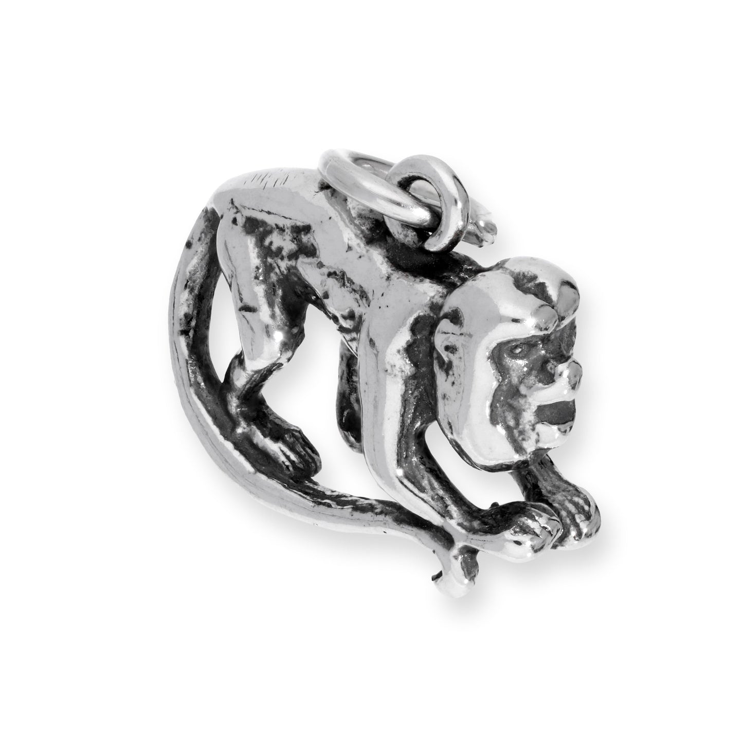 Sterling Silver Howler Monkey Charm