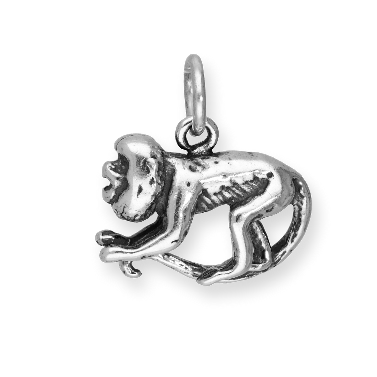 Sterling Silver Howler Monkey Charm