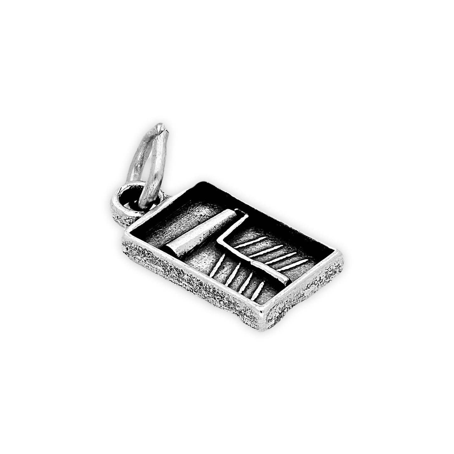 Sterling Silver Paint Roller and Brush Charm