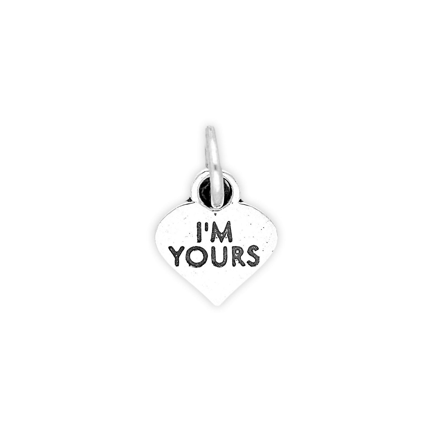Sterling Silver I'm Yours Heart Charm