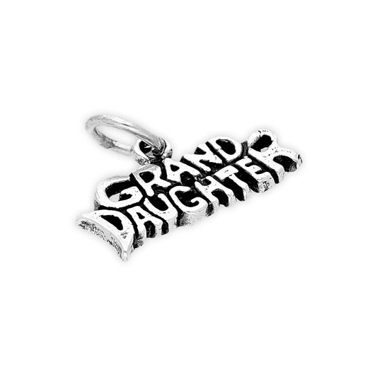 Sterling Silver Granddaughter Charm