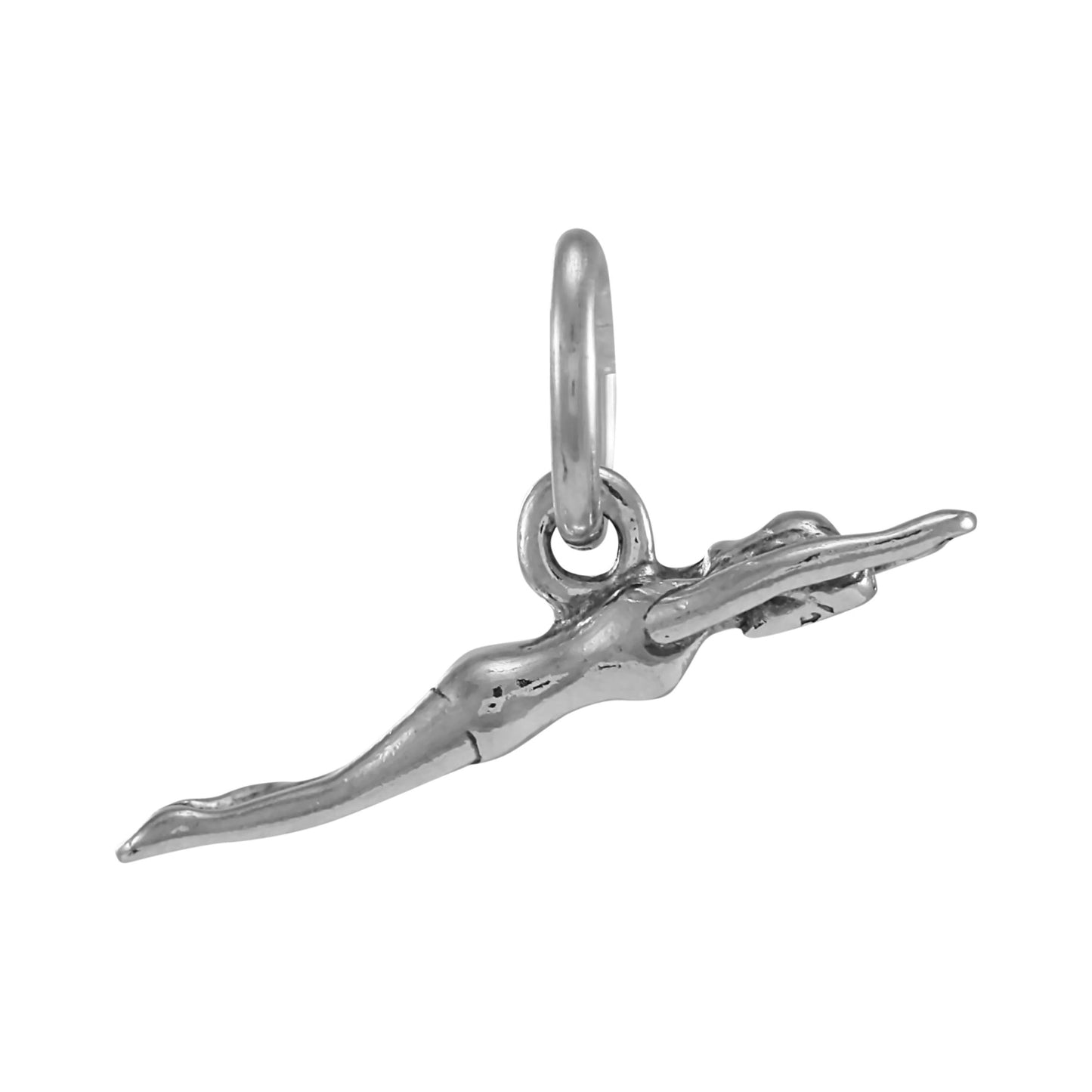 Sterling Silver Swimmer Charm