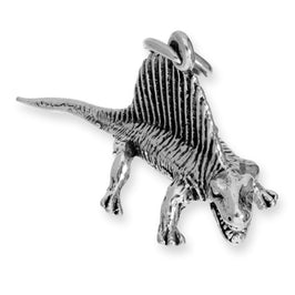 Sterling Silver Dimetrodon Dinosaur Charm