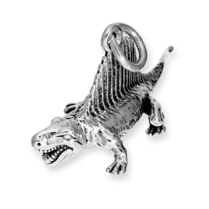 Sterling Silver Dimetrodon Dinosaur Charm