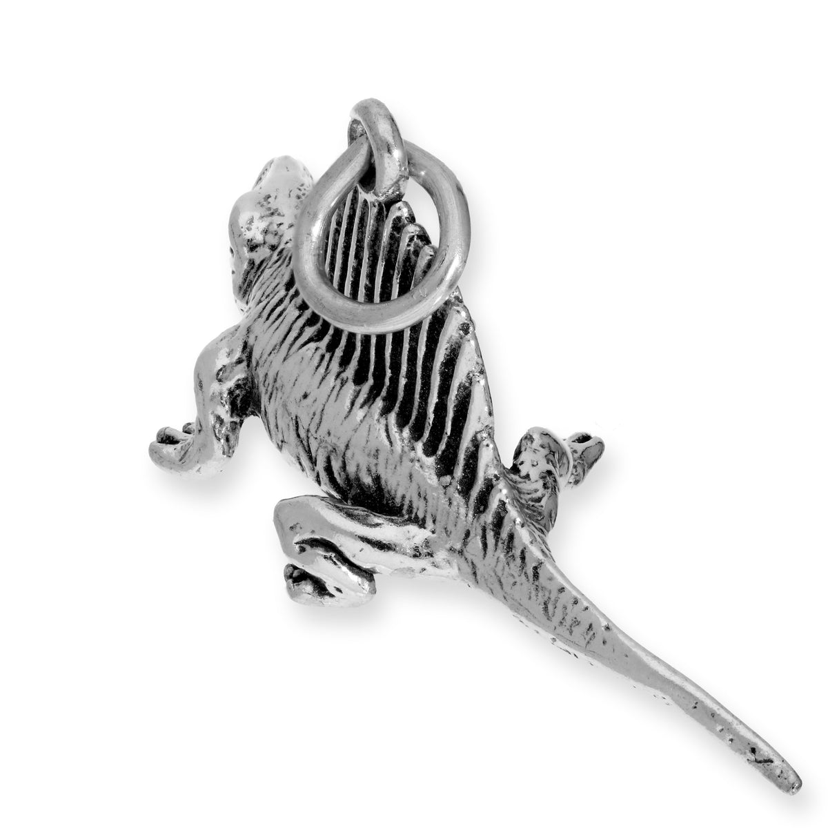 Sterling Silver Dimetrodon Dinosaur Charm