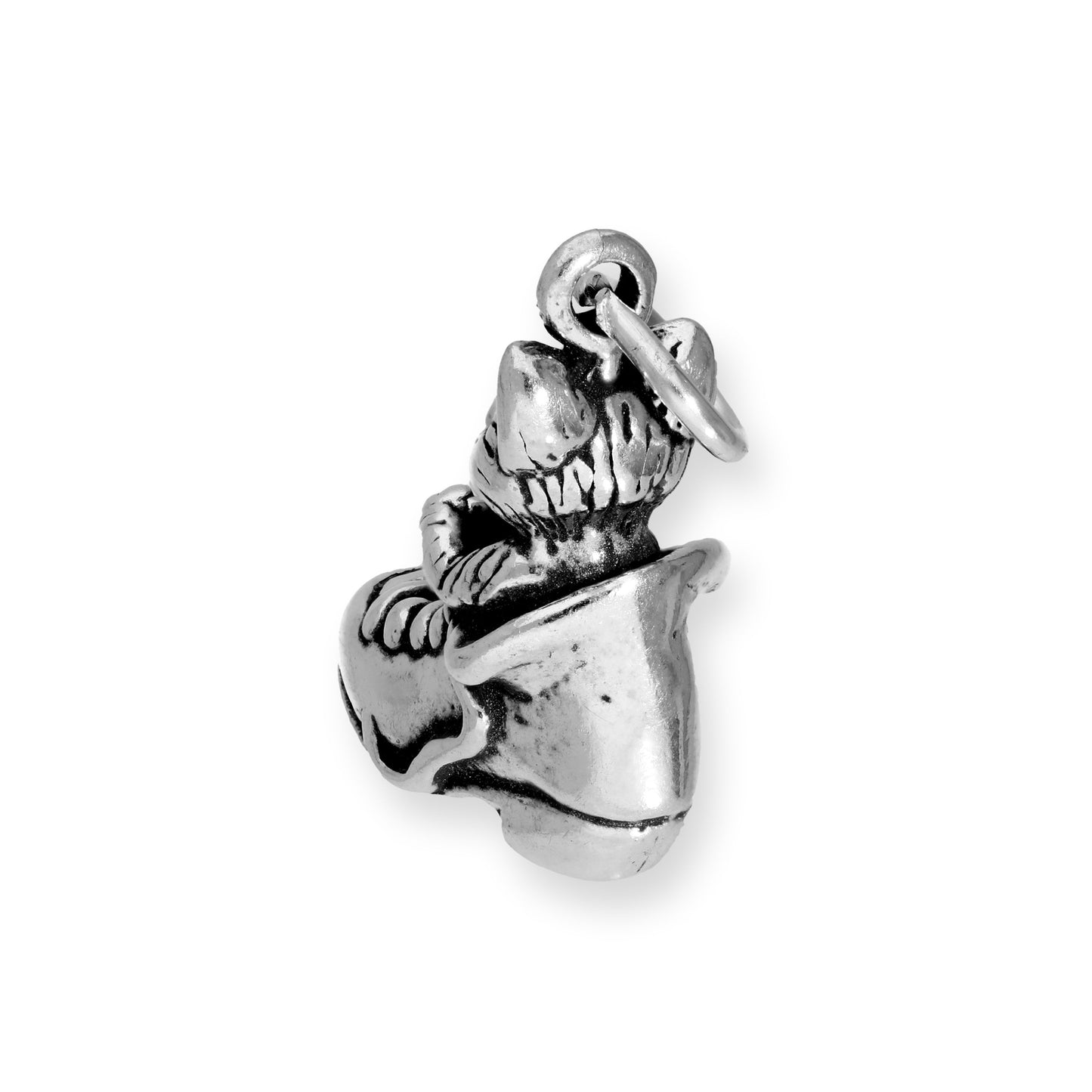 Sterling Silver Puss in Boots Cat Charm