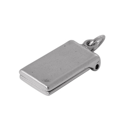 Sterling Silver 3D Mobile Phone Charm