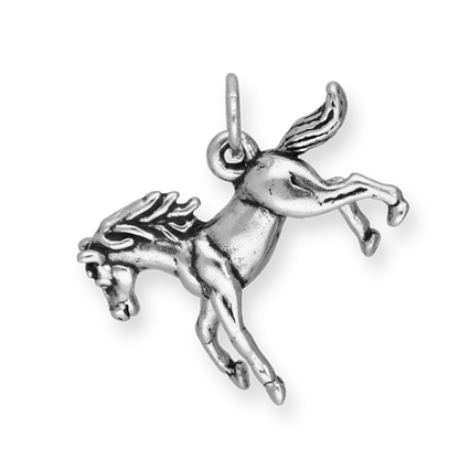 Sterling Silver Galloping Stallion Charm