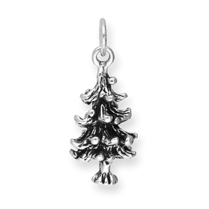 Sterling Silver Pine Christmas Tree