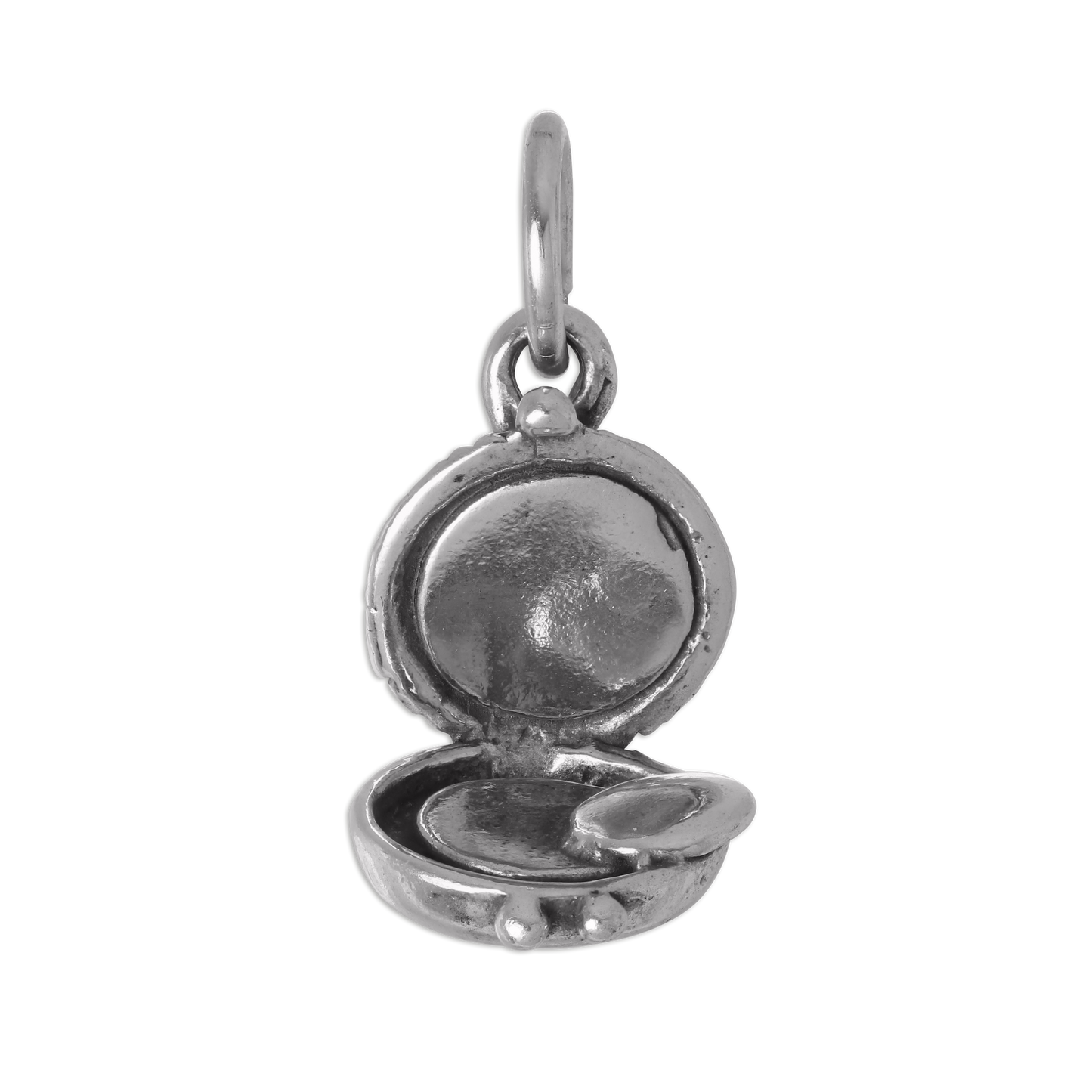 Sterling Silver 3D Make Up Compact Charm