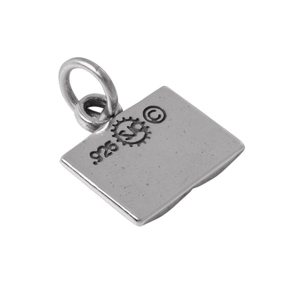 Sterling Silver I Love to Read Book Charm