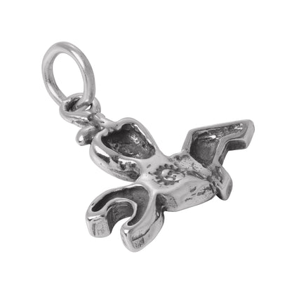 Sterling Silver ABC Apple Charm