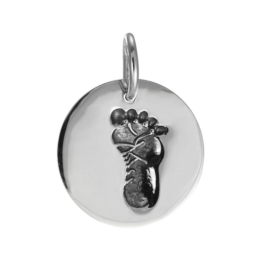 Sterling Silver Baby Foot Charm