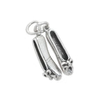 Sterling Silver Pair of Ballet Slippers Charm