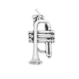 Sterling Silver Trumpet Charm