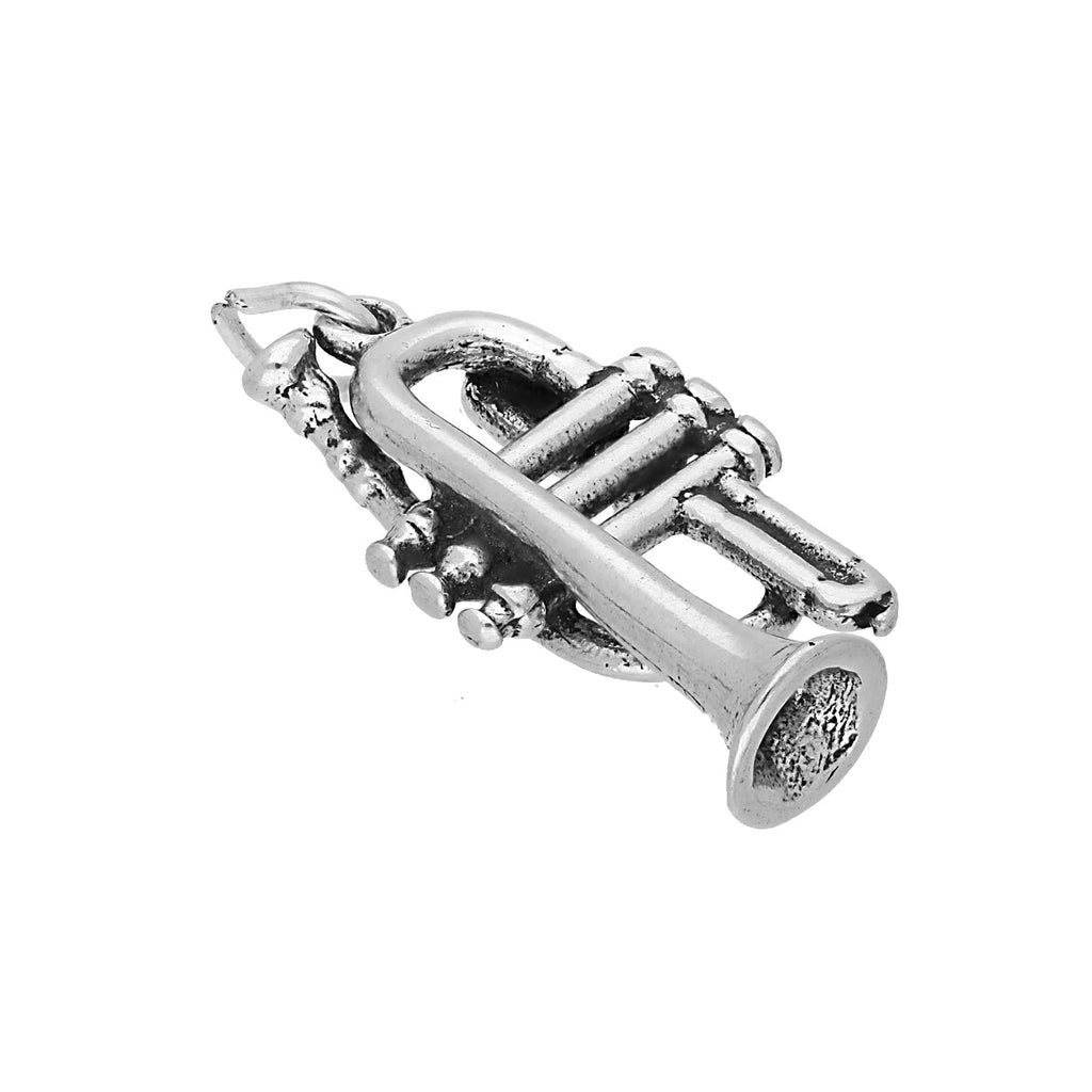 Sterling Silver Trumpet Charm