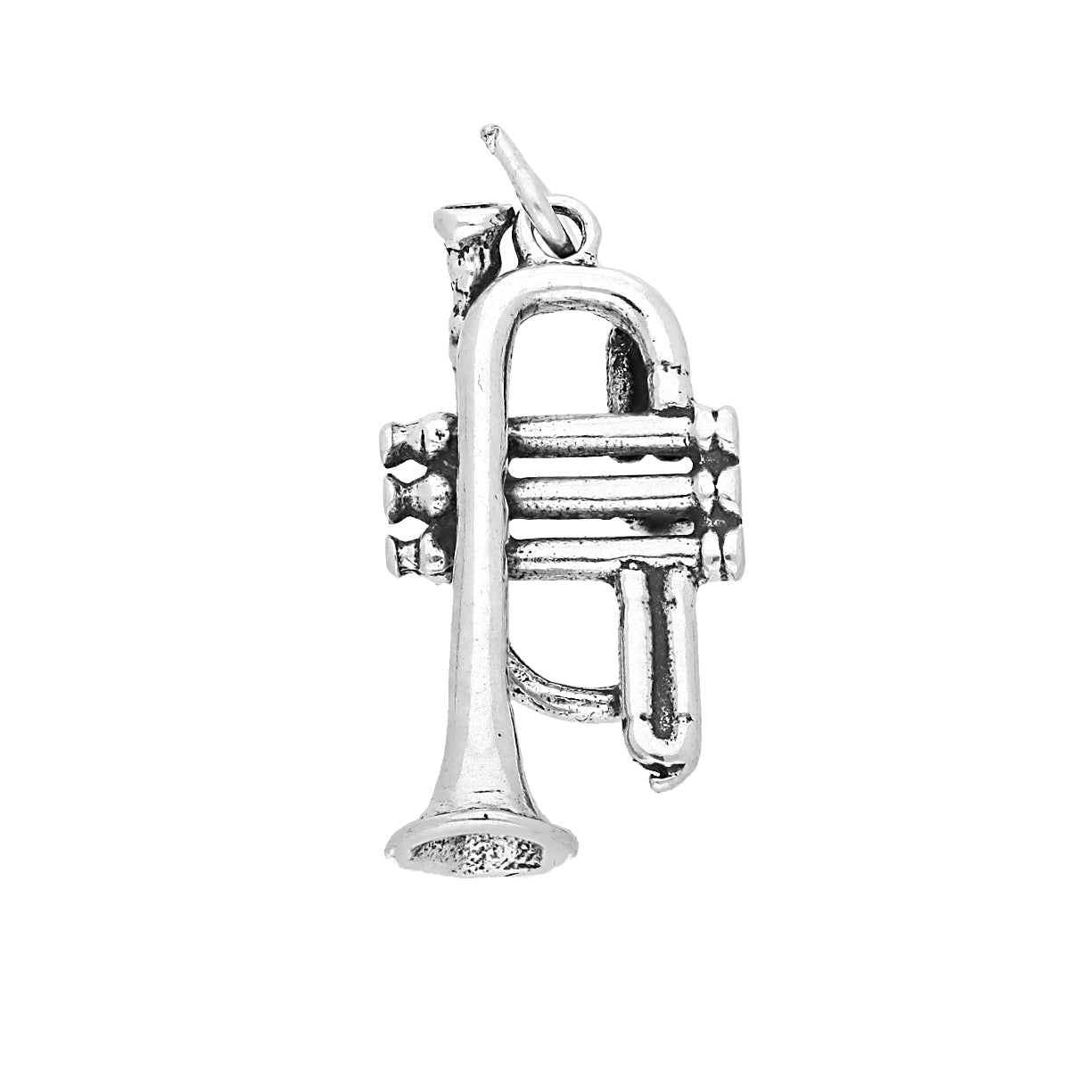 Sterling Silver Trumpet Charm