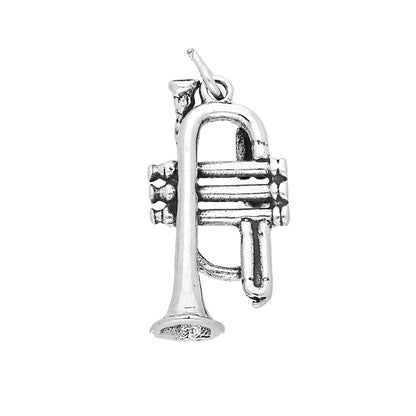 Sterling Silver Trumpet Charm