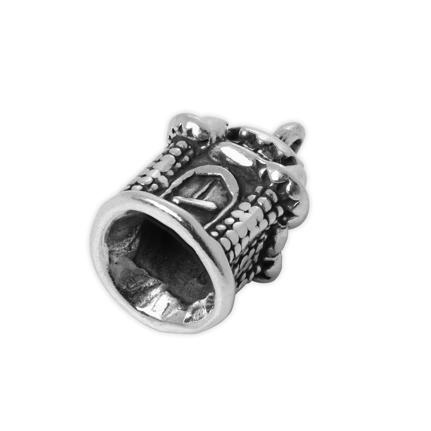 Sterling Silver 3D Castle Charm