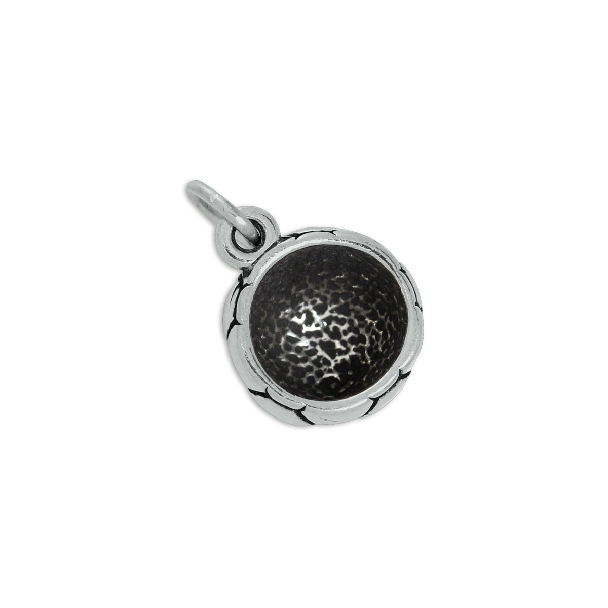 Sterling Silver Football Charm