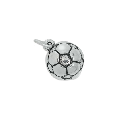 Sterling Silver Football Charm