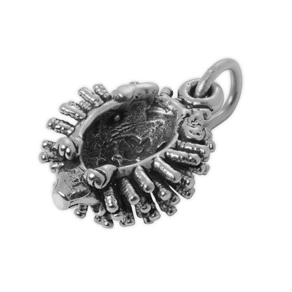 Sterling Silver 3D Hedgehog Charm