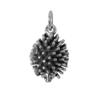 Sterling Silver 3D Hedgehog Charm