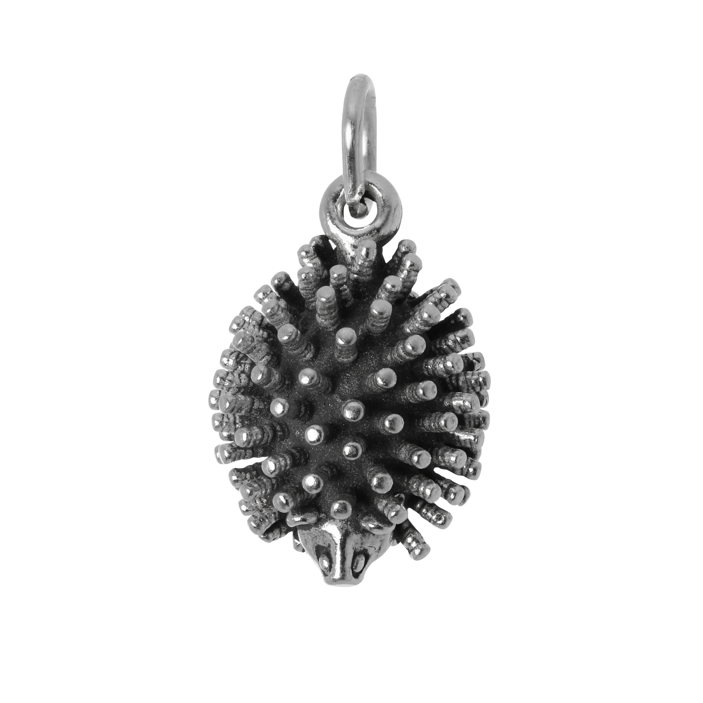 Sterling Silver 3D Hedgehog Charm