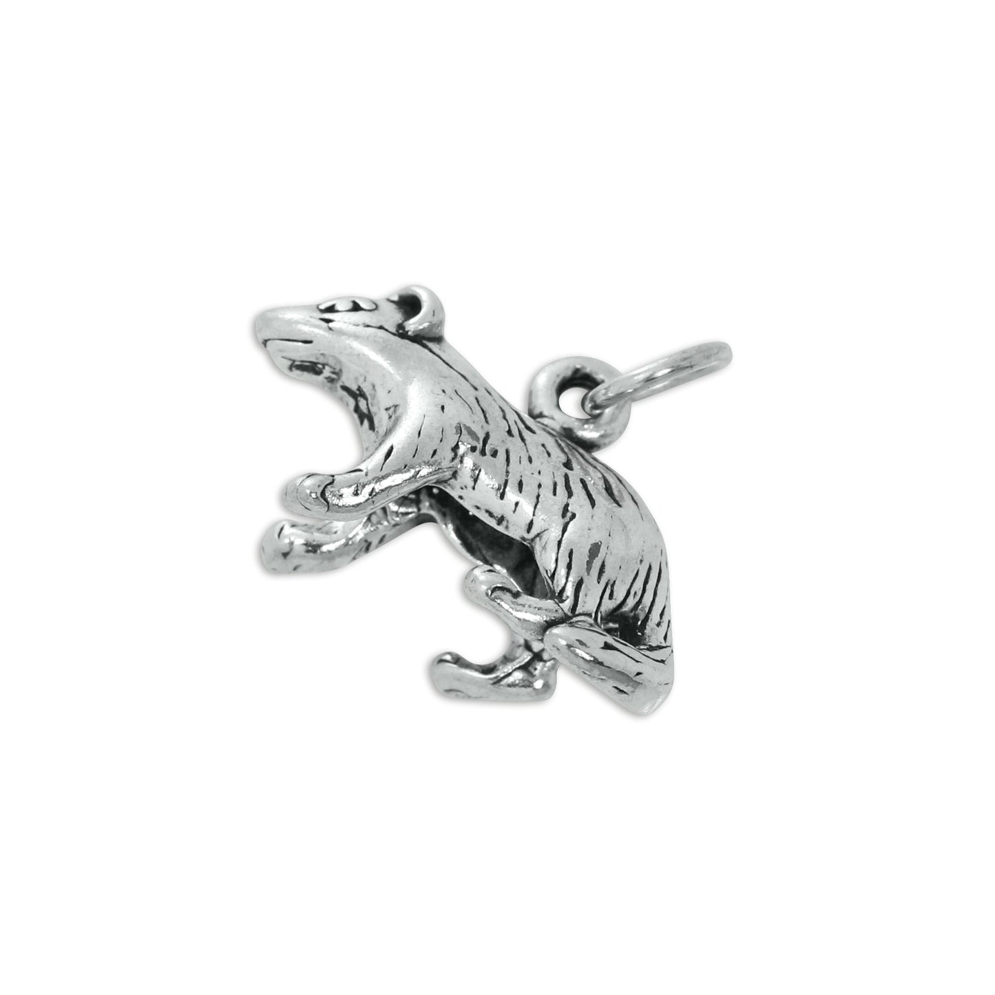 Sterling Silver 3D Badger Charm