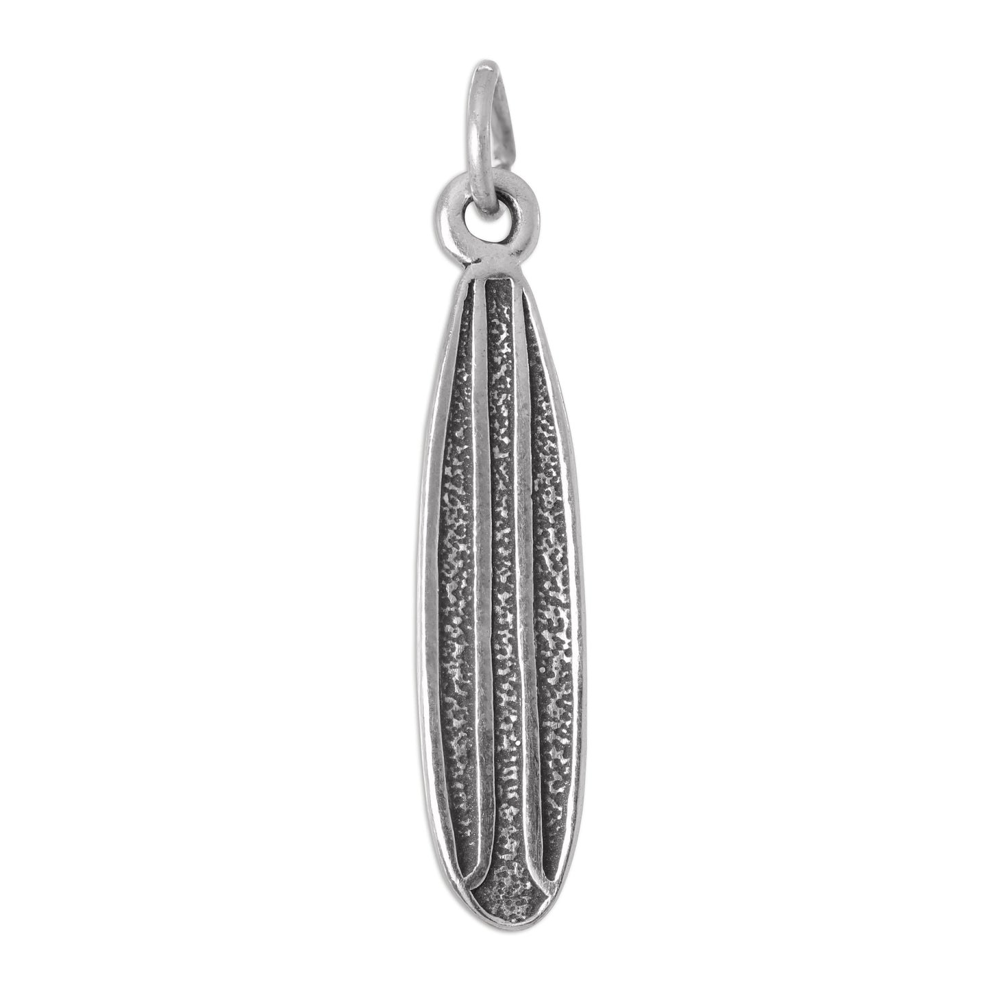 Sterling Silver 3D Surf Board Charm