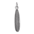 Sterling Silver 3D Surf Board Charm