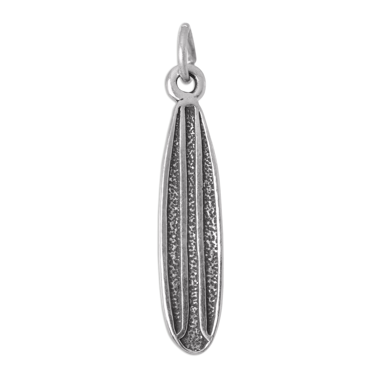 Sterling Silver 3D Surf Board Charm