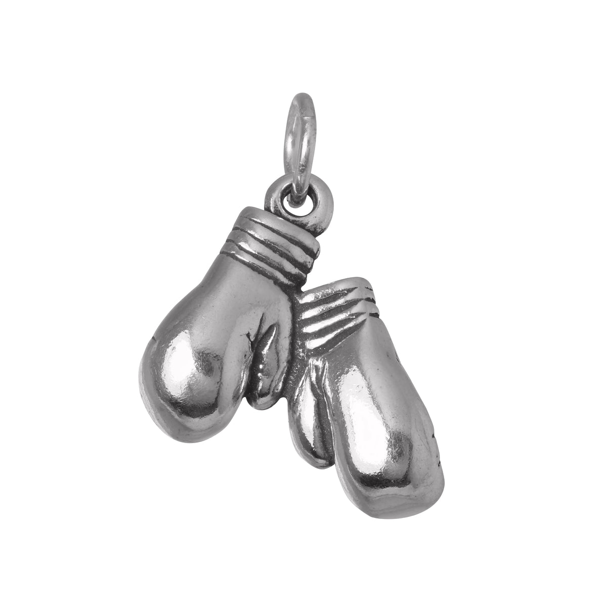 Sterling Silver Boxing Gloves Charm