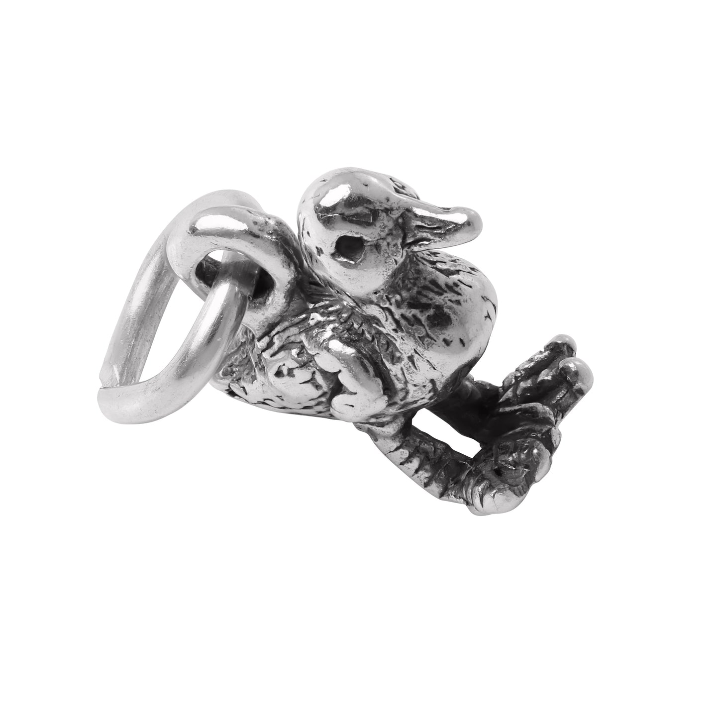 Sterling Silver 3D Duckling Charm
