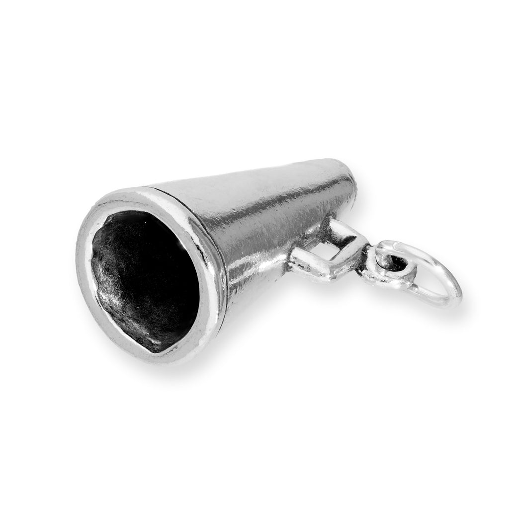 Sterling Silver Megaphone Charm