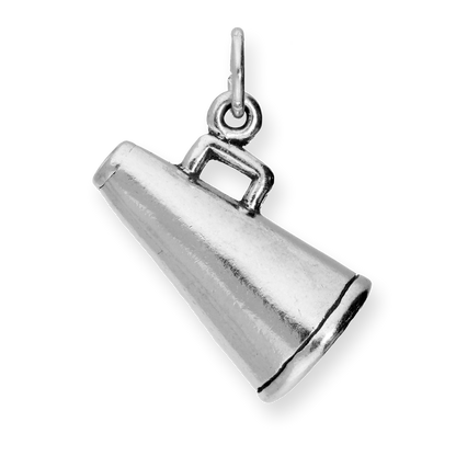 Sterling Silver Megaphone Charm