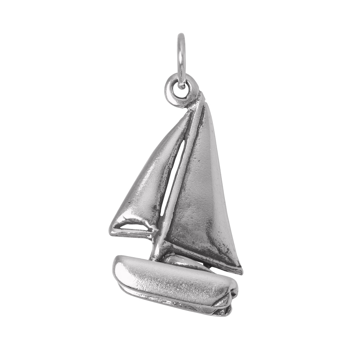 Sterling Silver Catamaran Charm